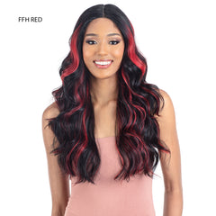 Mayde Beauty Human Hair Blend Mocha Glueless HD Lace Front Wig - VANILLA
