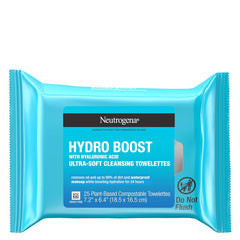 Neutrogena Hydro Boost Cleansing Makeup Remover Towelettes 25 Wipes