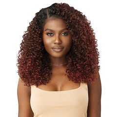 Outre Melted Hairline Kinky Soft Edges Synthetic Glueless HD Lace Front Wig - KINKYSOFT 7