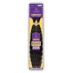 Outre Purple Pack Brazilian Bundle Human Hair Blend Pre Stretched Braid - DOMINICAN CURL BULK 14