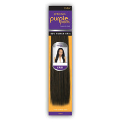 Outre 100% Human Hair Weave - PURPLE PACK YAKI 14