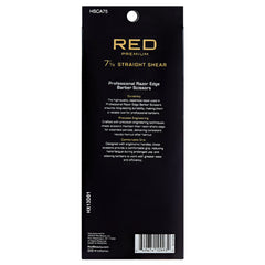 Red Premium HSCA75 Straight Hair Shear 7 1\/2\"