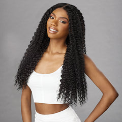 Sensationnel Human Hair Blend Butta Glueless HD Lace Front Wig - WATER WAVE 26