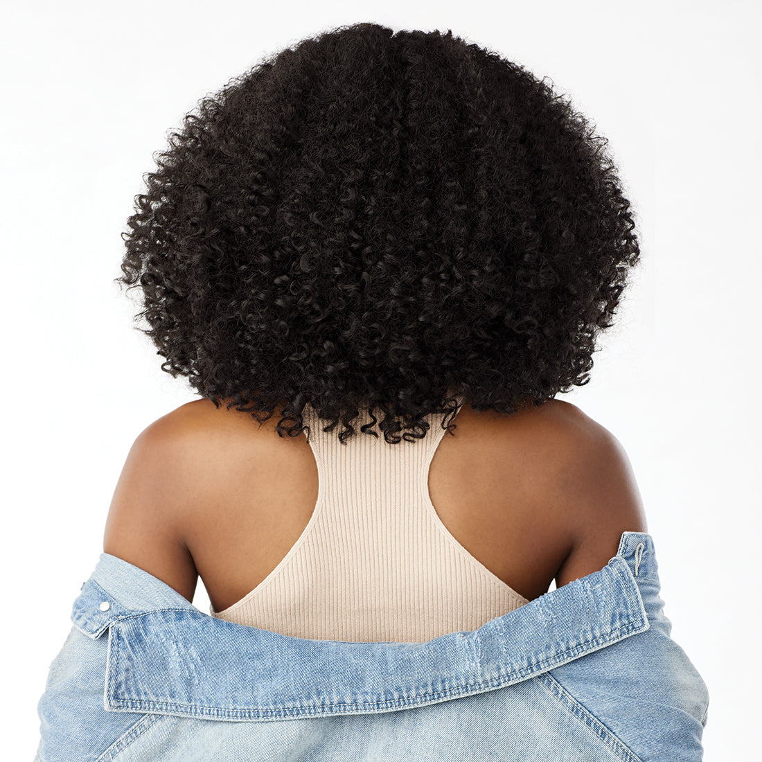 Öffen pointed-CURLS / BLACK 36 36 INCH 5x5 CLOSURE CURLY WIG INSTALL | HALF UP HALF DOWN