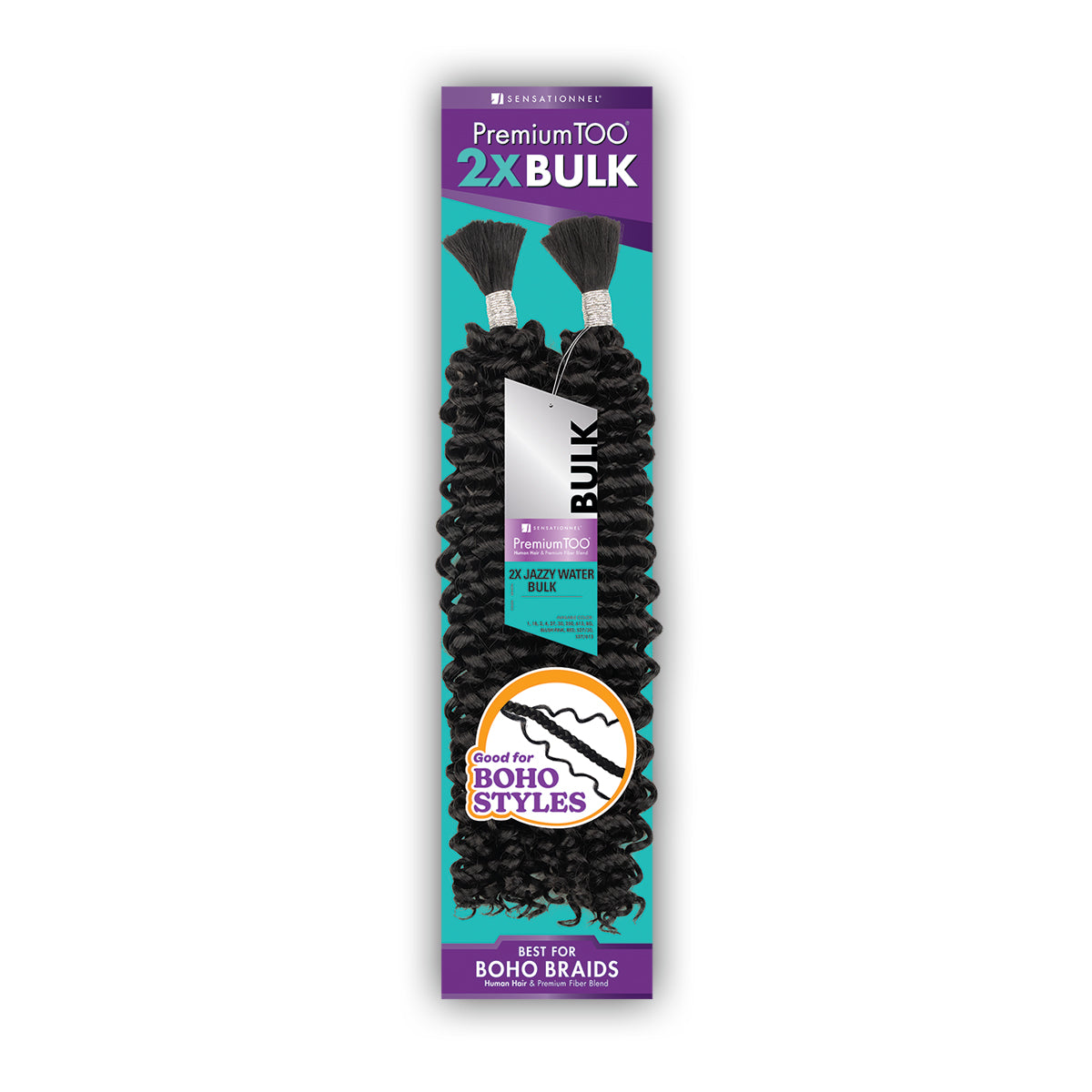 Sensationnel Premium Too Human Blend Braid - 2X JAZZY WATER BULK 18