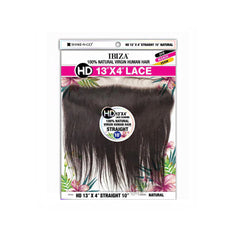 Shake N Go Ibiza 100% Natural Virgin Human Hair 13x4 Lace Closure - STRAIGHT 10