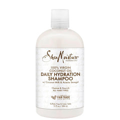 Shea Moisture 100% Virgin Coconut Oil Daily Hydration Shampoo 13oz
