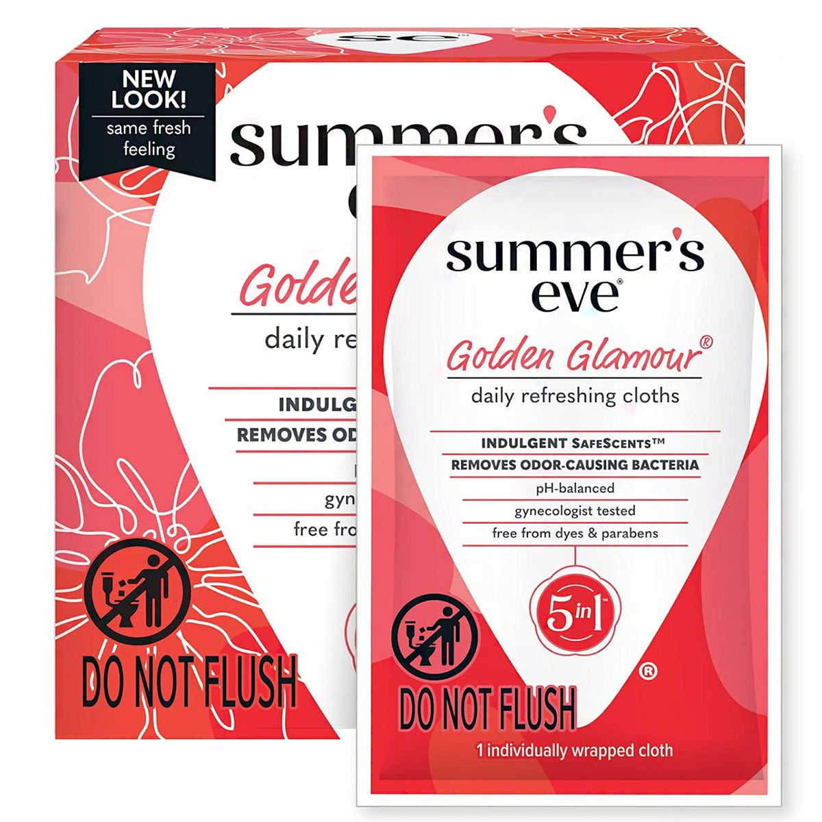 Summer's Eve Daily Refreshing Cloths - Golden Glamour 16ct