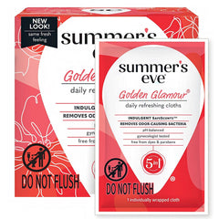 Summer's Eve Daily Refreshing Cloths - Golden Glamour 16ct