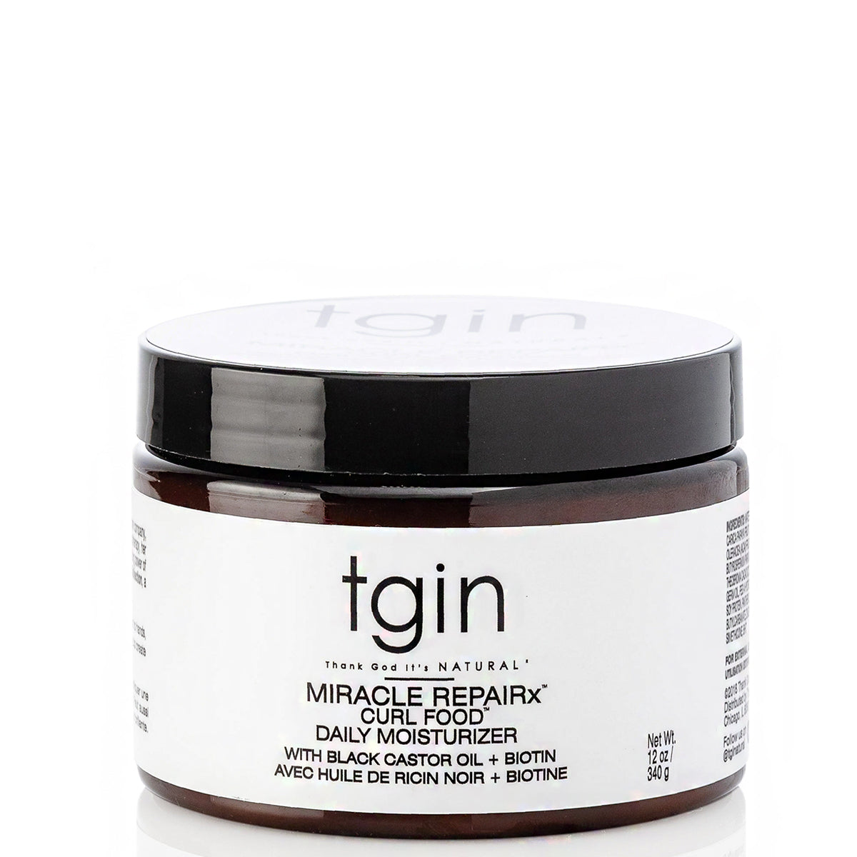 Tgin Miracle Repairx Curl Food Daily Moisturizer 12oz