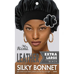 Annie Ms. Remi Leather Silky Satin Bonnet Extra Large