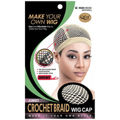 Qfitt Jumbo Crochet Braid Wig Cap