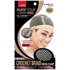 Qfitt Micro Crochet Braid Wig Cap Extra Large