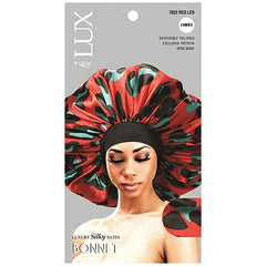 Lux by Qfitt Luxury Silky Satin Bonnet - Jumbo #7022 Loe Assort