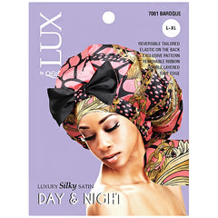Lux by Qfitt Luxury Silky Satin Day & Night - L\/XL #7061 Afro Assort