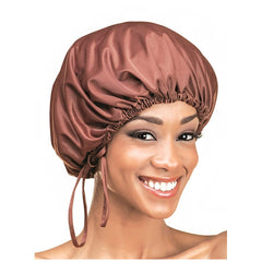 Qfitt Organic Argan + Olive Oil & Shea Butter Drawstring Sleep Cap