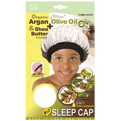 Qfitt Organic Argan + Olive Oil & Shea Butter Kid Sleep Cap