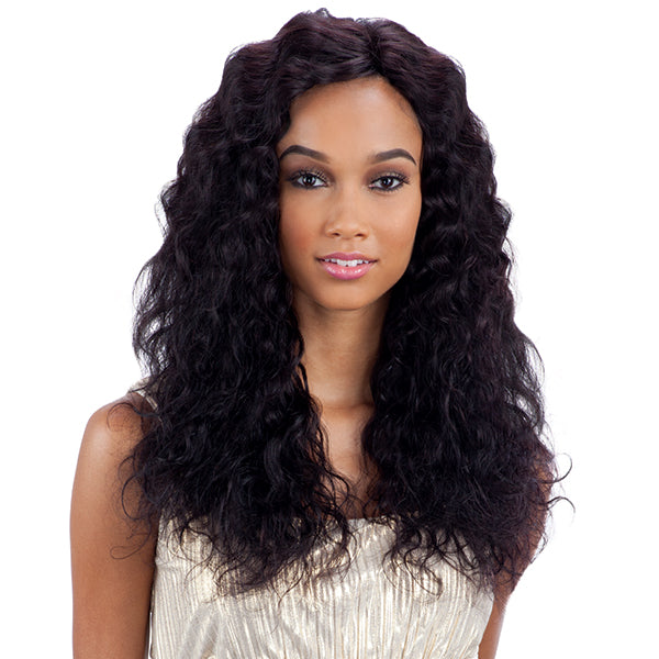 100% Unprocessed Brazilian Virgin Remy Hair - NAKED NATURE WET & WAVY LOOSE CURL 7PCS (14\/14\/16\/16\/18\/18 + Silk Base Closure)