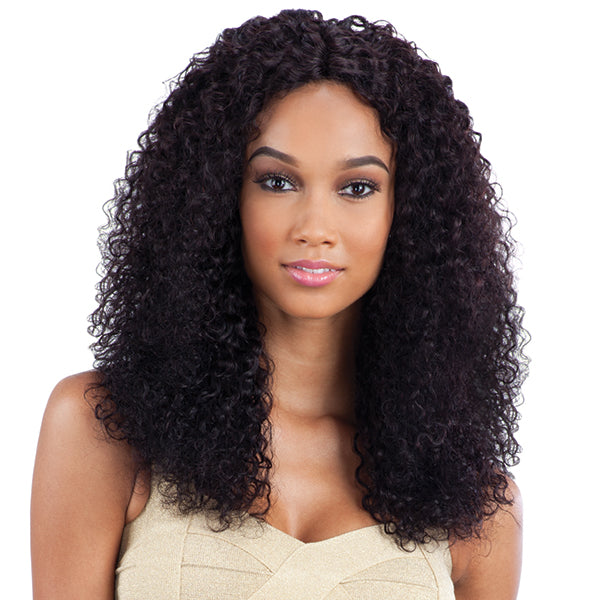 100% Unprocessed Brazilian Virgin Remy Hair - NAKED NATURE WET & WAVY BOHEMIAN CURL 7PCS (14\/14\/16\/16\/18\/18 + Silk Base Closure)