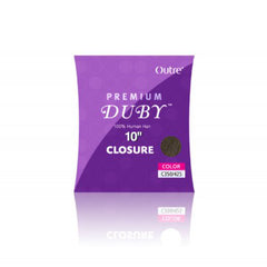 Outre 100% Human Hair Top Piece Closure - DUBY CLOSURE 10