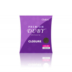 Outre 100% Human Hair Top Piece Closure - DUBY CLOSURE 8