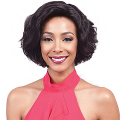 Bobbi Boss 100% Human Hair Lace Front Wig - MHLF500 DUNN (4x4 wide swiss lace)