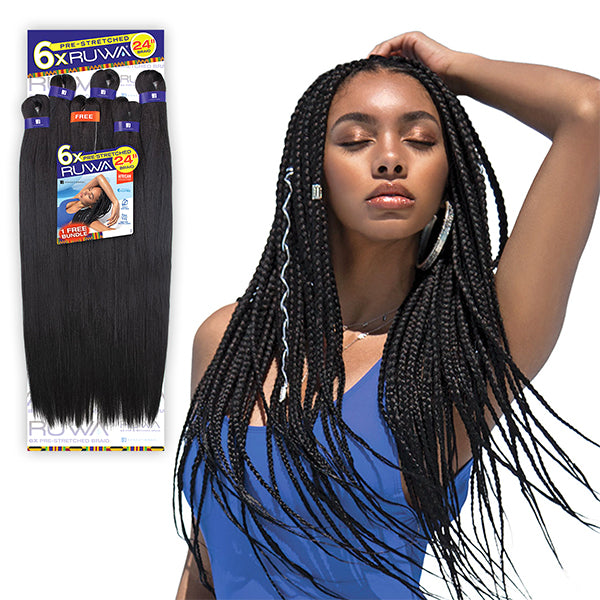 Sensationnel Synthetic Braid - 6X RUWA PRE STRETCHED BRAID 24