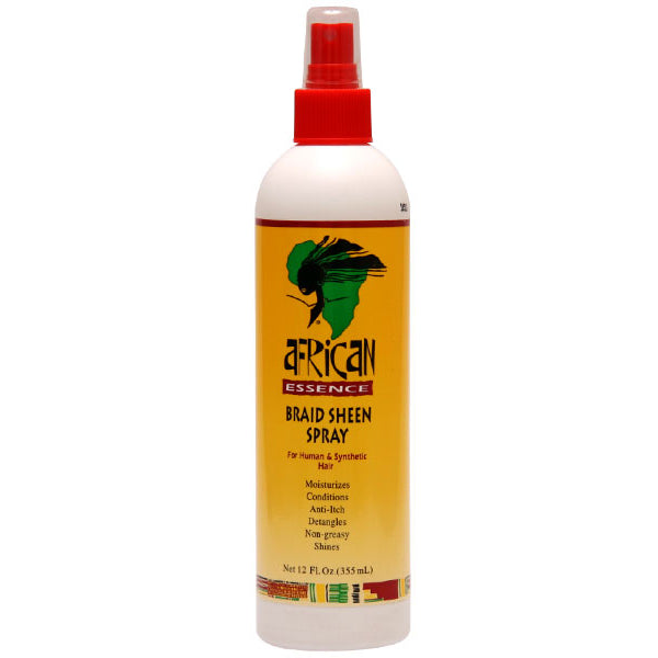 African Essence Braid Sheen Spray 12oz