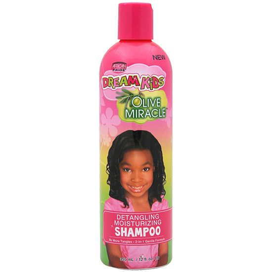 African Pride Dream Kids Olive Miracle Detangling Moisturizing Shampoo 12oz