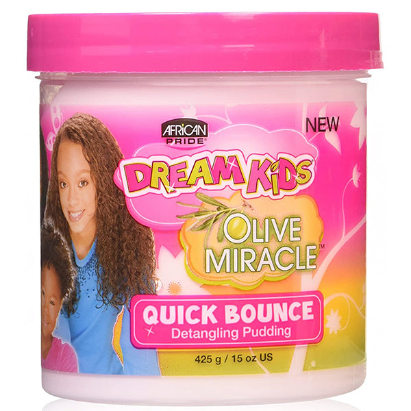 African Pride Dream Kids Olive Miracle Quick Bounce Detangling Pudding 15oz