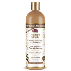 African Pride Moisture Miracle Honey Chocolate & Coconut Oil Repair & Replenish Conditioner 12oz