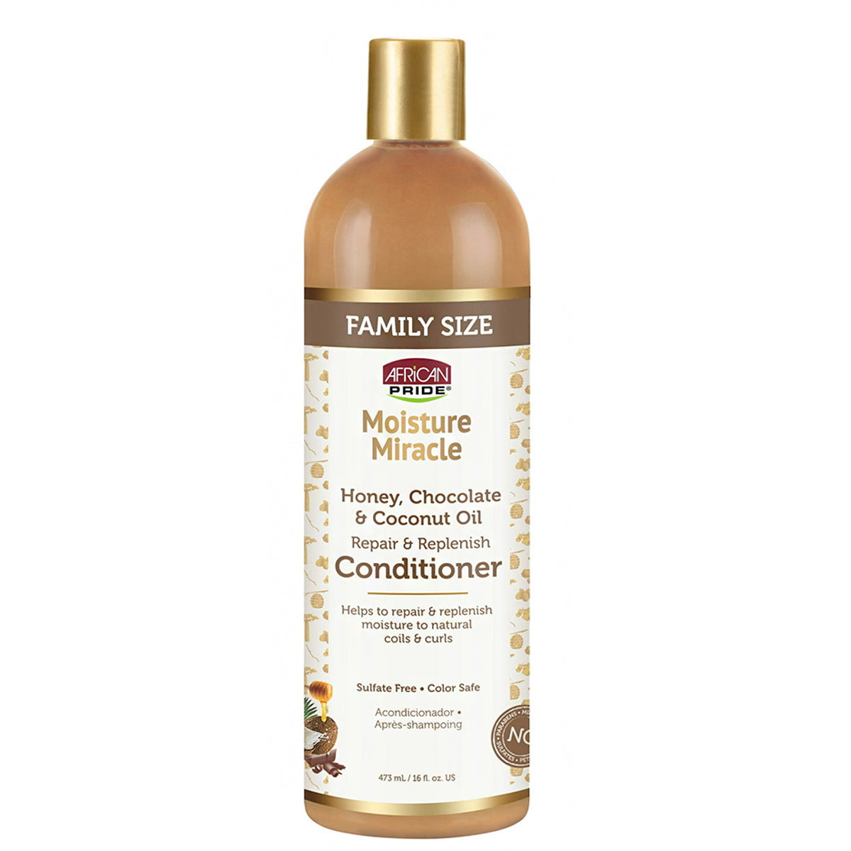 African Pride Moisture Miracle Repair & Replenish Conditioner 16oz