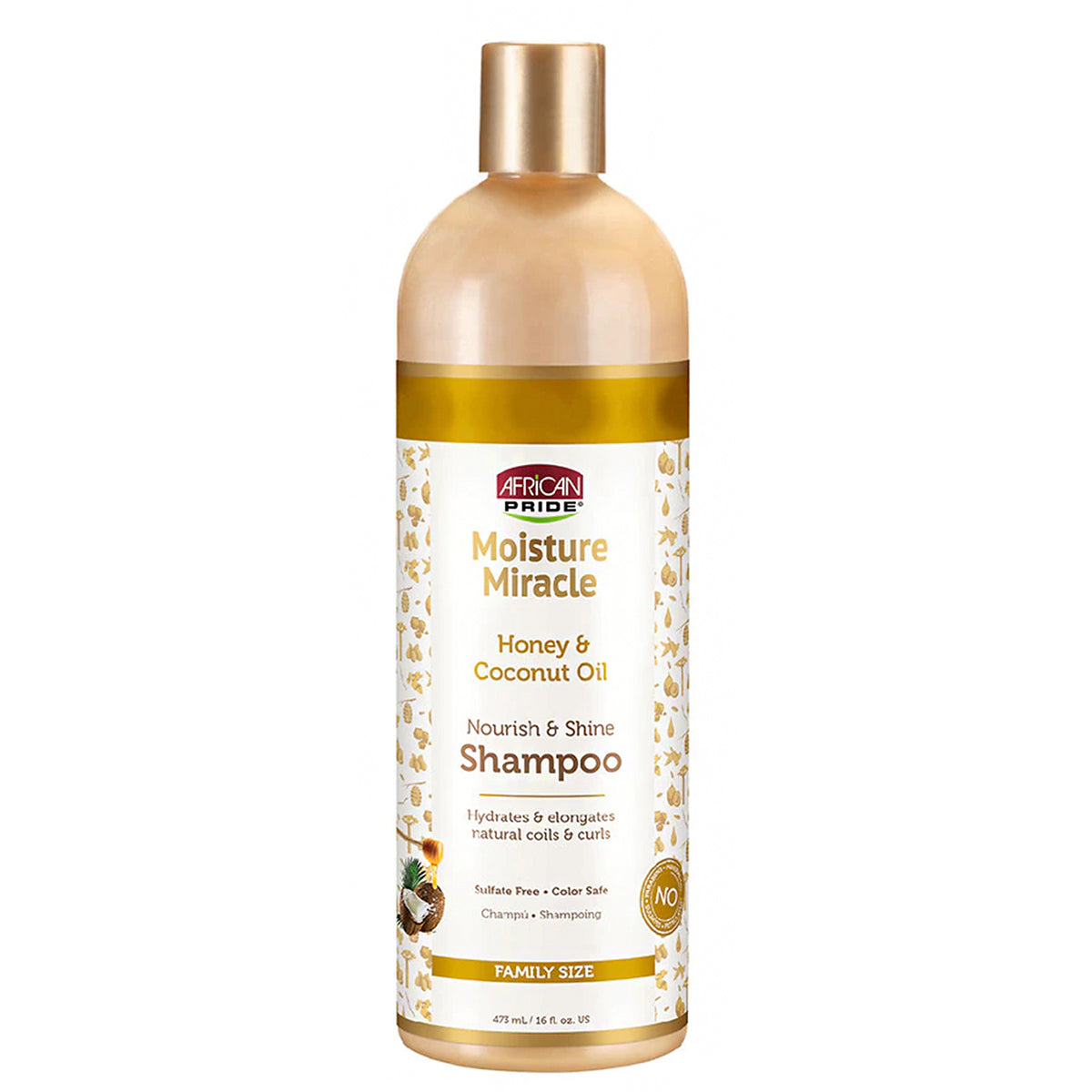 African Pride Moisture Miracle Nourish & Shine Shampoo 16oz
