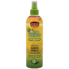 African Pride Olive Miracle Braid Sheen Spray 12oz