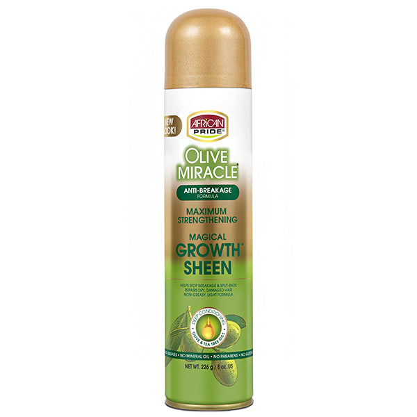 African Pride Olive Miracle Growth Sheen 8oz