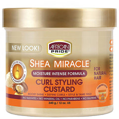 African Pride Shea Miracle Curl Styling Custard 12oz