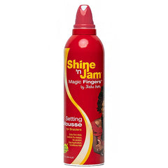 Ampro Shine N Jam Magic Fingers Setting Mousse for Braiders 12oz