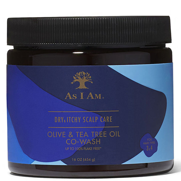 As I Am Dry & Itchy Scalp Olive & Tea Tree Oil Co-Wash 16oz