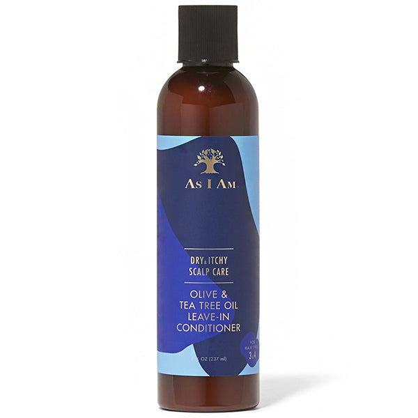 As I Am Dry & Itchy Scalp Care Olive & Tea Tree Oil Leave In Conditioner 8oz
