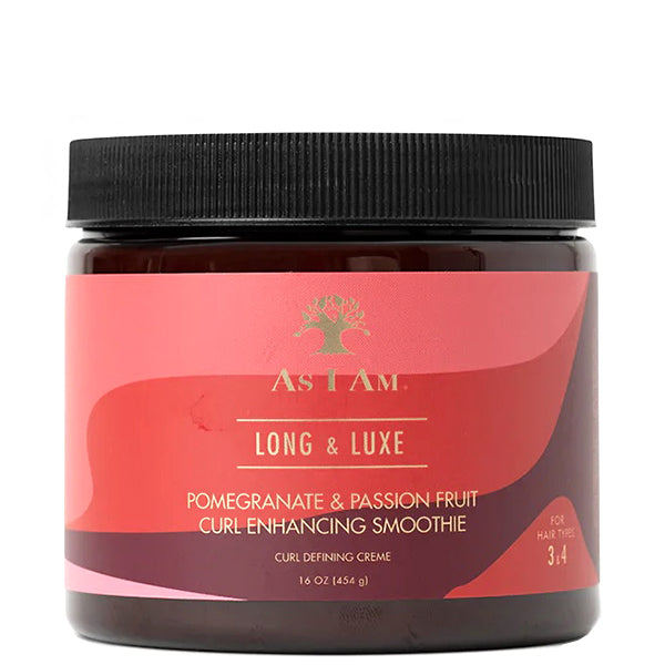 As I Am Long and Luxe Pomegranate & Passion Fruit Curl Enhancing Smoothie 16oz