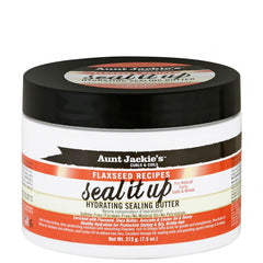 Aunt Jackie's Curls & Coils Flaxseed Recipes Seal It Up Hydrating Sealing Butter 7.5oz