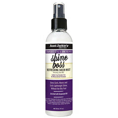 Aunt Jackie's Curls & Coils Grapeseed Style Shine Boss Refreshing Sheen Mist 4oz