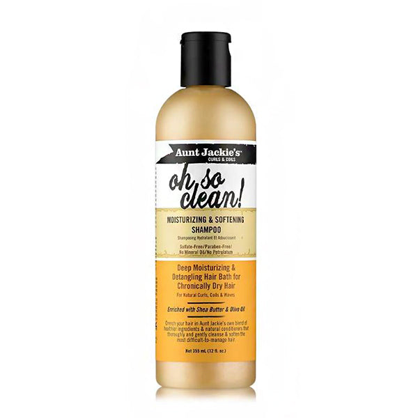 Aunt Jackie's Curls & Coils Oh So Clean! Moisturizing & Softening Shampoo 12oz