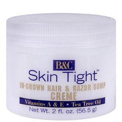 B&C Skin Tight Regular In Growth Hair & Razor Bump Creme 2oz