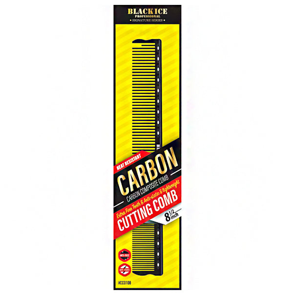 Blackice Professional #CCO108 Carbon Cutting Comb 8.5\"