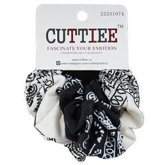 Cuttiee #1074 Small Cloth Ponytail 2pcs Assort