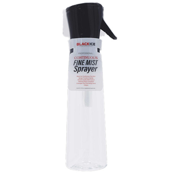 Blackice Professional #BIC033CLE Continuous Fine Mist Sprayer Clear Bottle 10oz