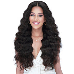 Bobbi Boss 100% Unprocessed Human Hair 360 13X4 HD Lace Frontal Wig - MHLF516L NAHLA 24
