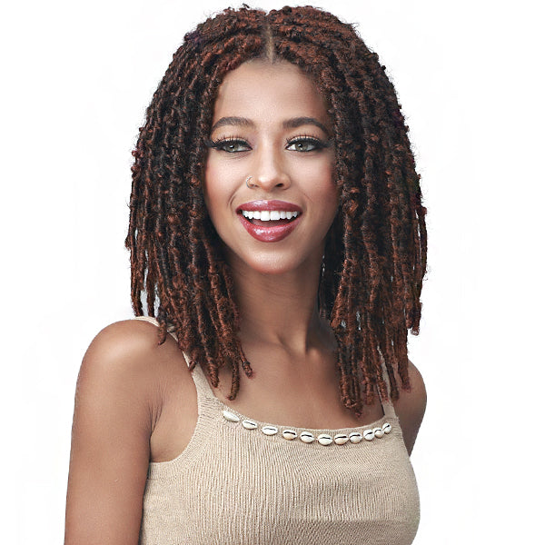 Bobbi Boss Synthetic Hair 4x4 Frontal Lace  Wig - MLF614 CALIF BUTTERFLY LOCS 16