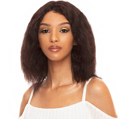 The Wig Black Pink WET & WAVY 100% Brazilian Virgin Remy Hair HD Lace Part Wig - HBL WET N BOHEMIAN